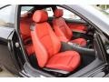 Coral Red/Black Front Seat Photo for 2012 BMW 3 Series #70502381
