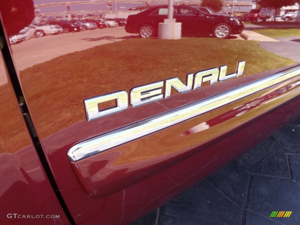 2013 Sierra 1500 Denali Crew Cab - Sonoma Red Metallic / Cocoa/Light Cashmere photo #21