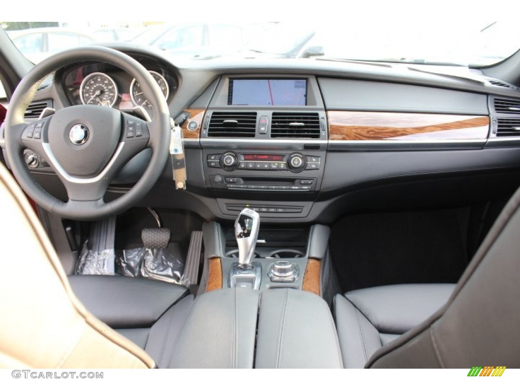 2012 BMW X6 xDrive50i Black Dashboard Photo #70502549