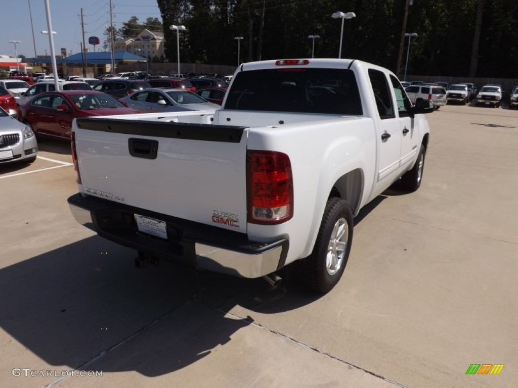 2013 Sierra 1500 SLE Crew Cab - Summit White / Ebony photo #5