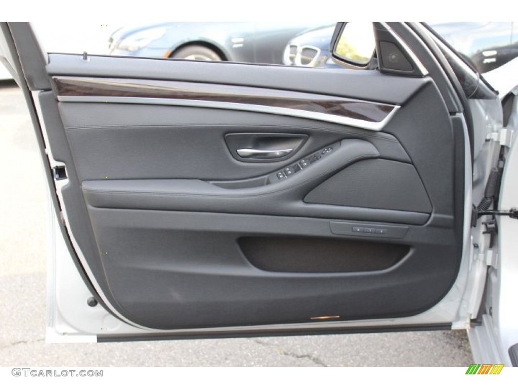 2012 5 Series 535i Sedan - Titanium Silver Metallic / Black photo #9