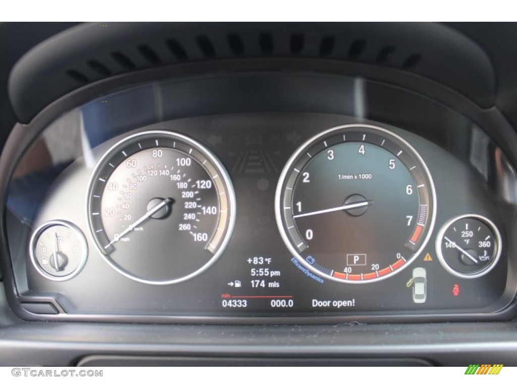 2012 BMW 5 Series 535i Sedan Gauges Photo #70502891