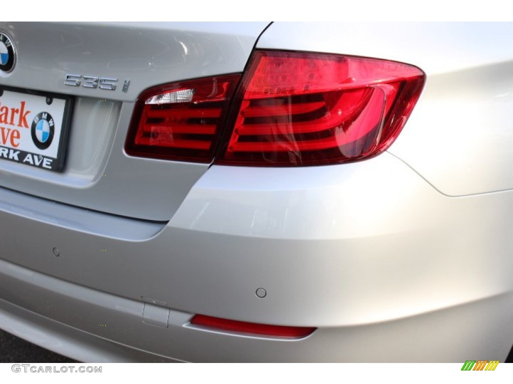 2012 5 Series 535i Sedan - Titanium Silver Metallic / Black photo #22