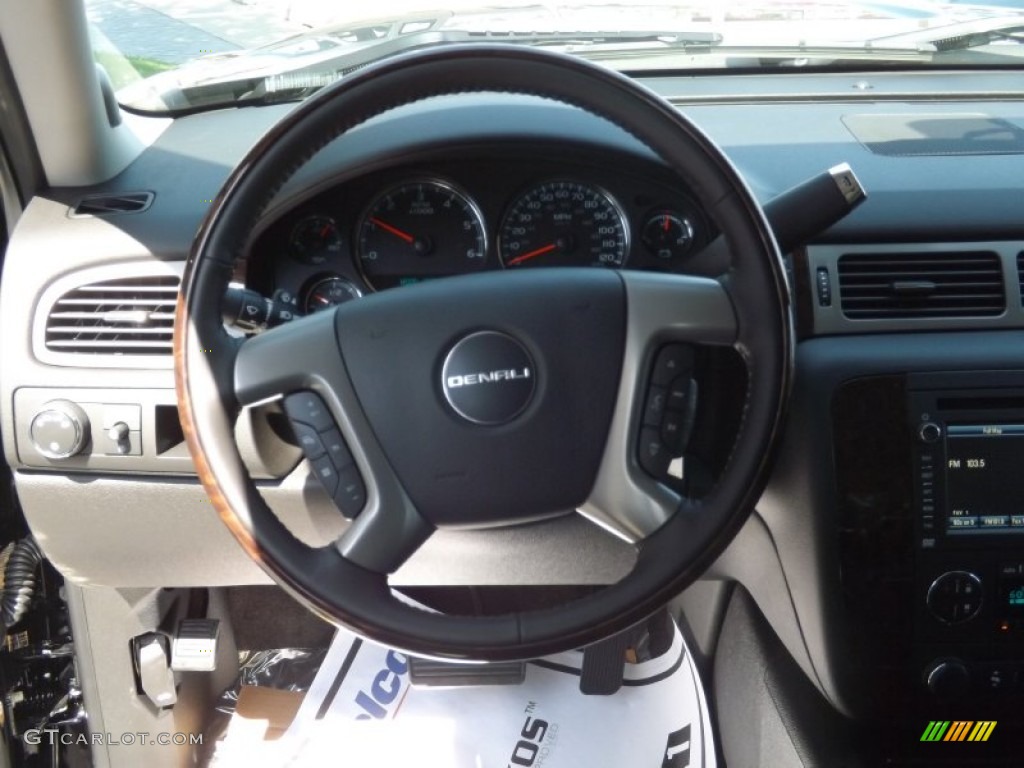 2013 Sierra 1500 Denali Crew Cab - Onyx Black / Ebony photo #9