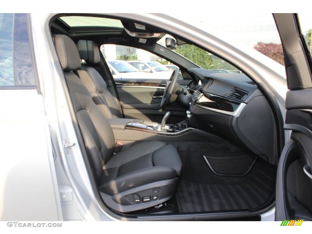 2012 5 Series 535i Sedan - Titanium Silver Metallic / Black photo #27