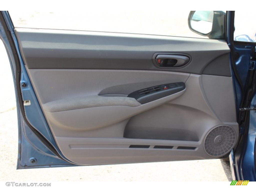 2010 Civic DX-VP Sedan - Atomic Blue Metallic / Gray photo #9