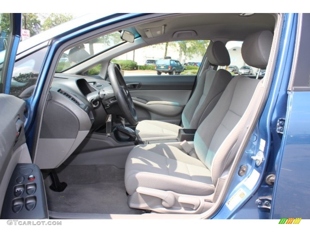 2010 Civic DX-VP Sedan - Atomic Blue Metallic / Gray photo #11