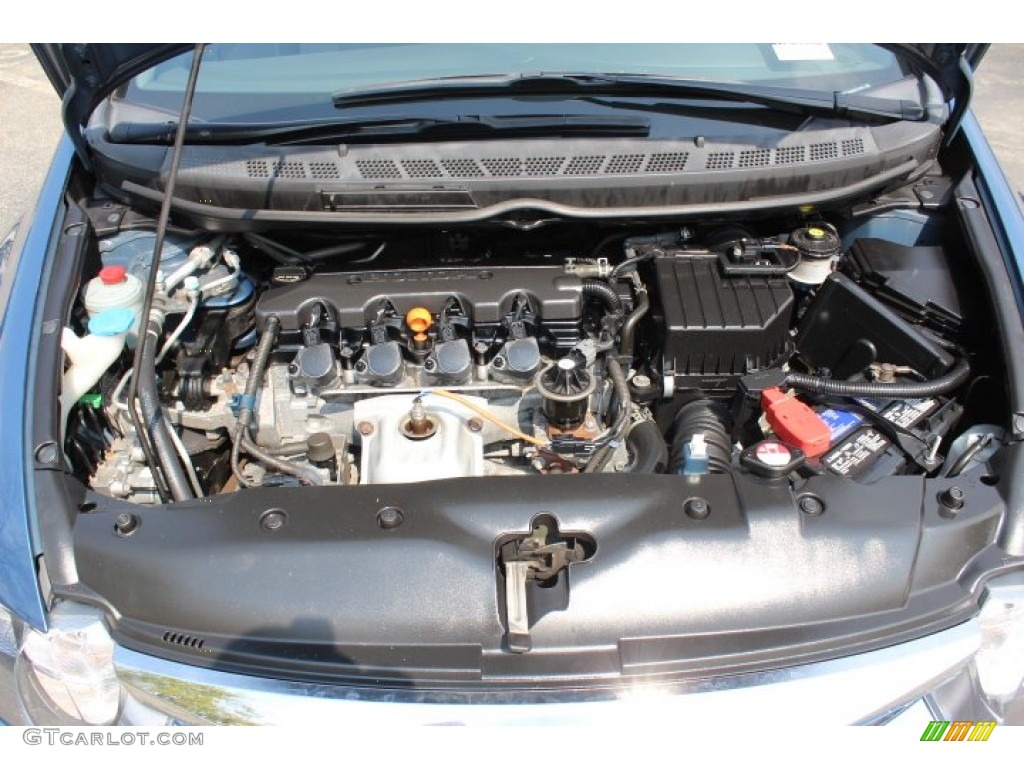 2010 Civic DX-VP Sedan - Atomic Blue Metallic / Gray photo #23