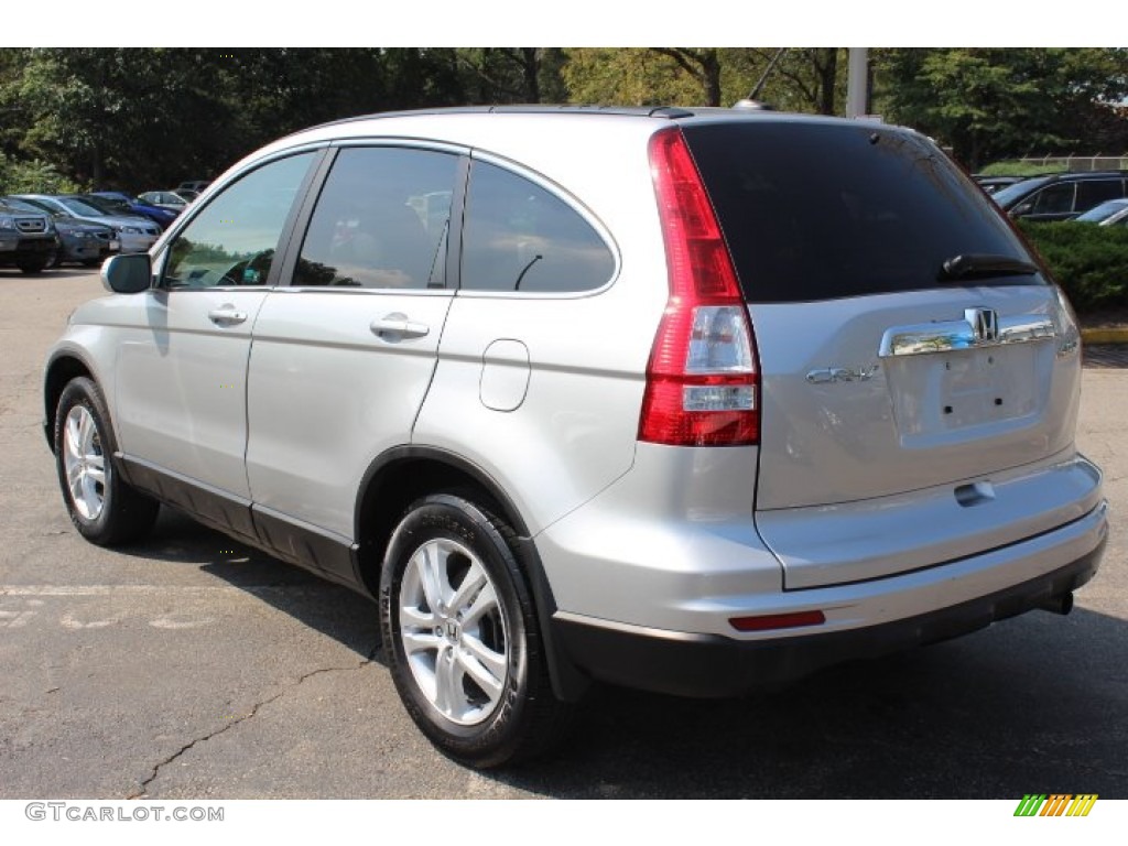 2010 CR-V EX-L AWD - Alabaster Silver Metallic / Gray photo #7