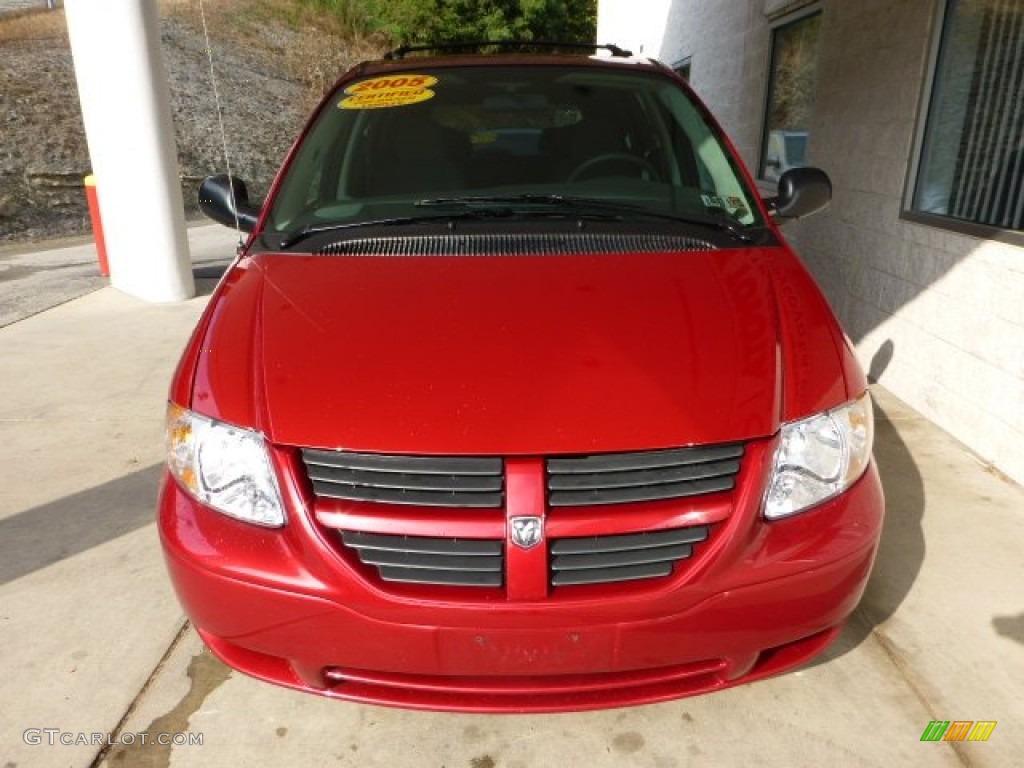 2005 Caravan SXT - Inferno Red Crystal Pearl / Medium Slate Gray photo #6