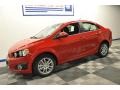 2013 Crystal Red Tintcoat Chevrolet Sonic LT Sedan  photo #1