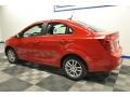 2013 Crystal Red Tintcoat Chevrolet Sonic LT Sedan  photo #3