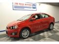 2013 Crystal Red Tintcoat Chevrolet Sonic LT Sedan  photo #25