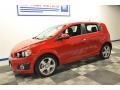 2012 Crystal Red Tintcoat Chevrolet Sonic LTZ Hatch  photo #1