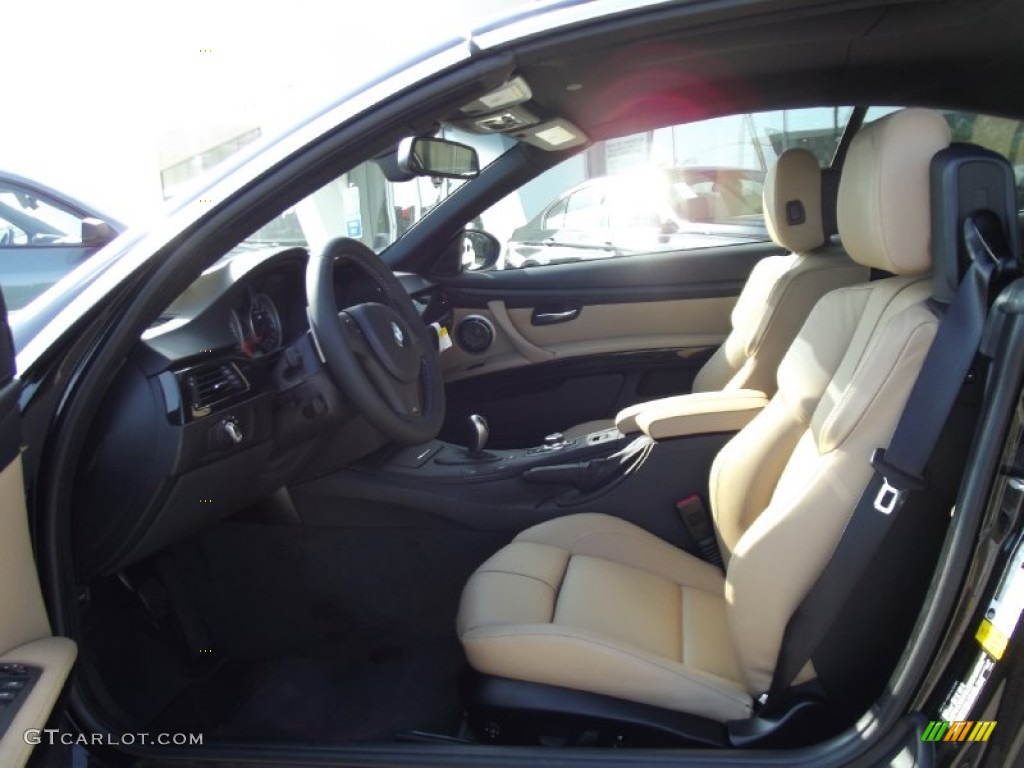 Beige Interior 2013 BMW M3 Convertible Photo #70508335