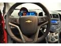 Jet Black/Dark Titanium 2012 Chevrolet Sonic LTZ Hatch Steering Wheel