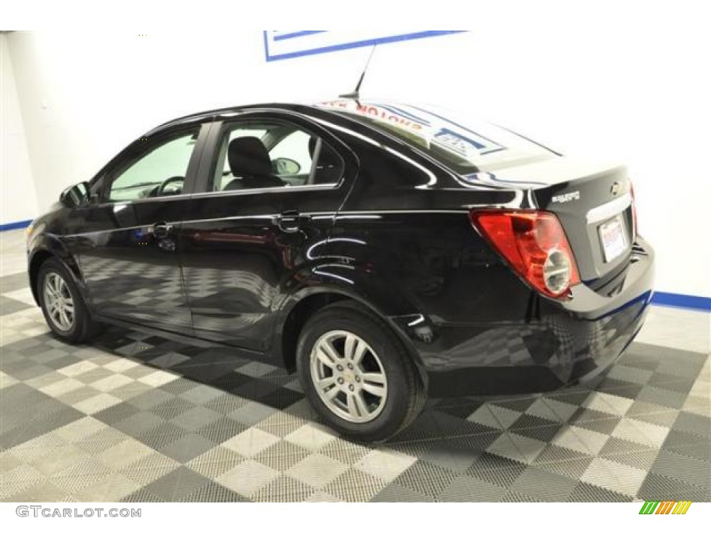 2012 Sonic LT Sedan - Black / Jet Black/Dark Titanium photo #3