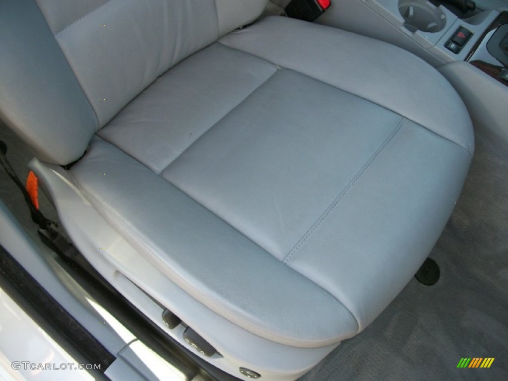 2001 3 Series 330xi Sedan - Titanium Silver Metallic / Grey photo #20