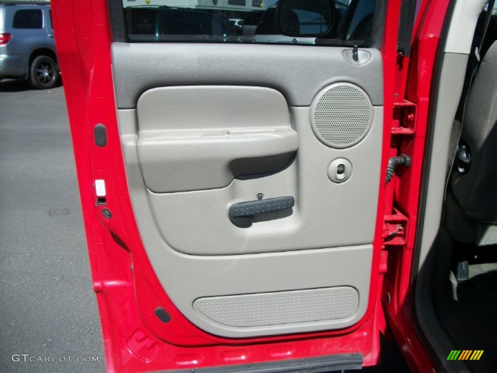 2004 Ram 1500 SLT Quad Cab 4x4 - Flame Red / Dark Slate Gray photo #30