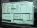  2013 Sierra 2500HD Regular Cab 4x4 Window Sticker