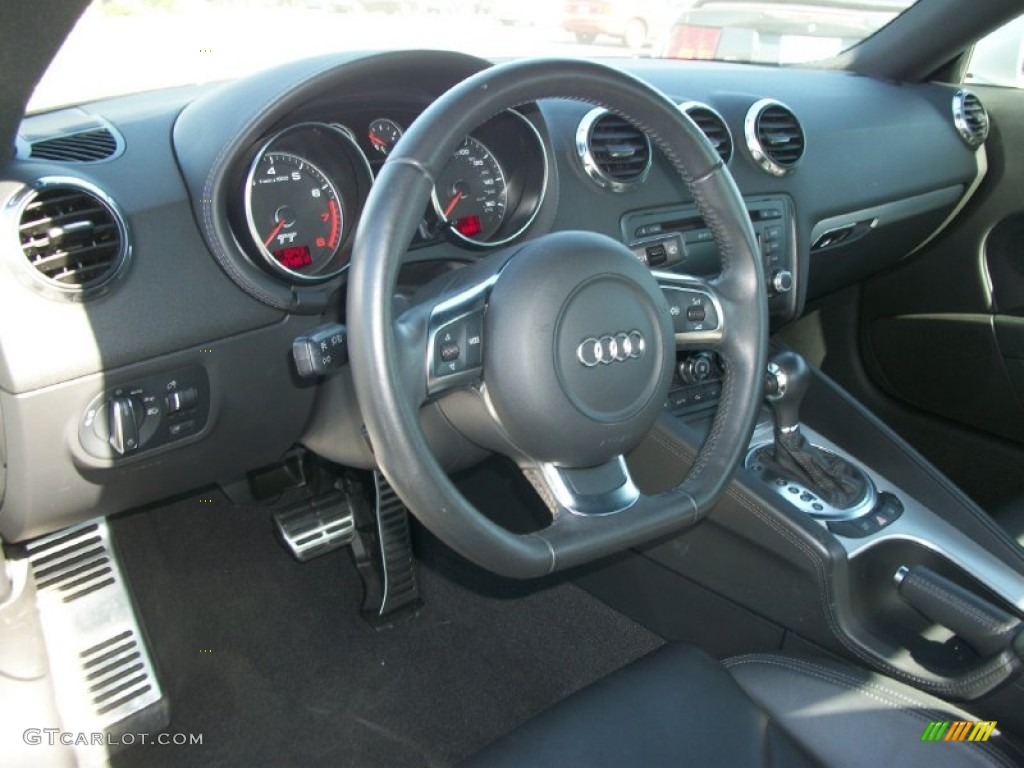 2008 Audi TT 2.0T Coupe Black Steering Wheel Photo #70509728
