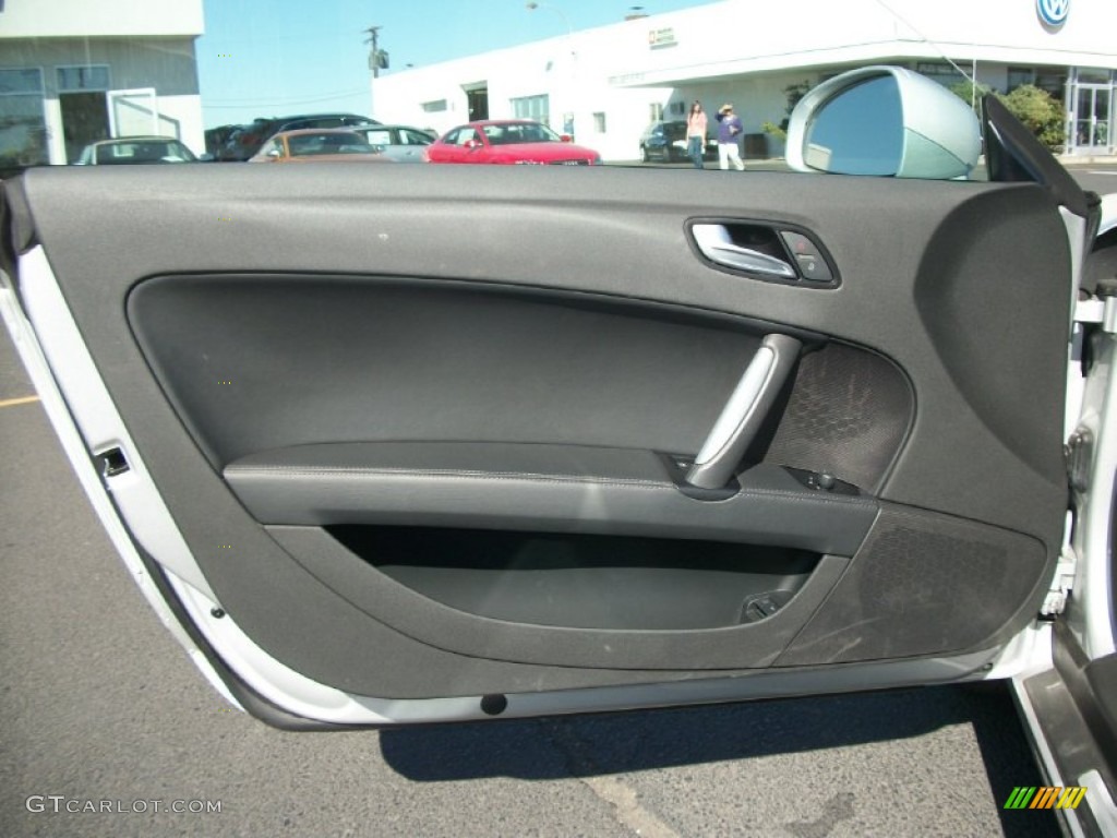 2008 Audi TT 2.0T Coupe Black Door Panel Photo #70509824