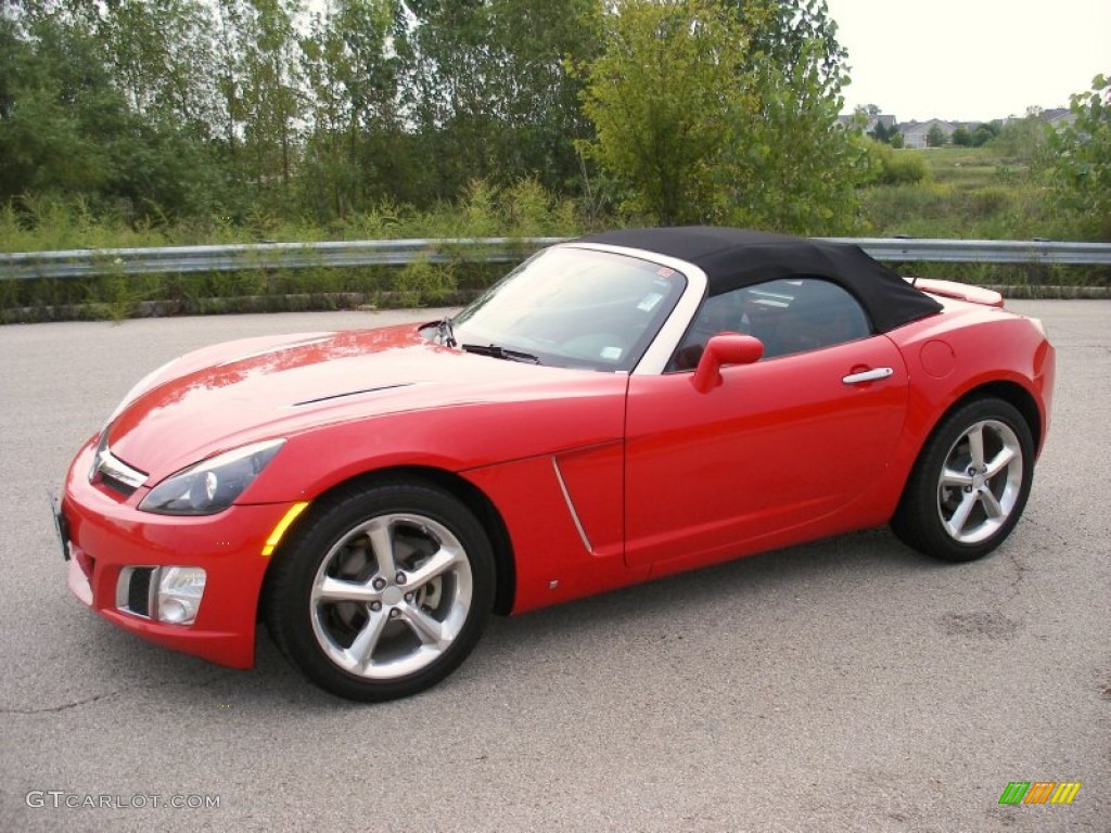 Chili Pepper Red 2009 Saturn Sky Red Line Roadster Exterior Photo #70510277