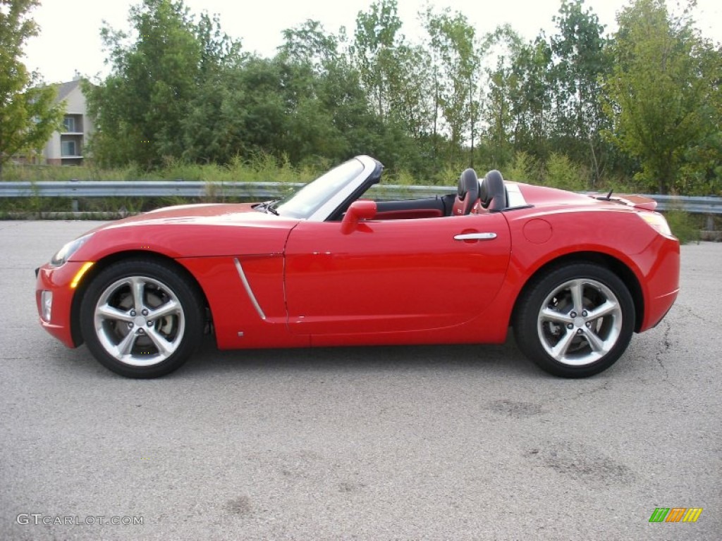 Chili Pepper Red 2009 Saturn Sky Red Line Roadster Exterior Photo #70510286