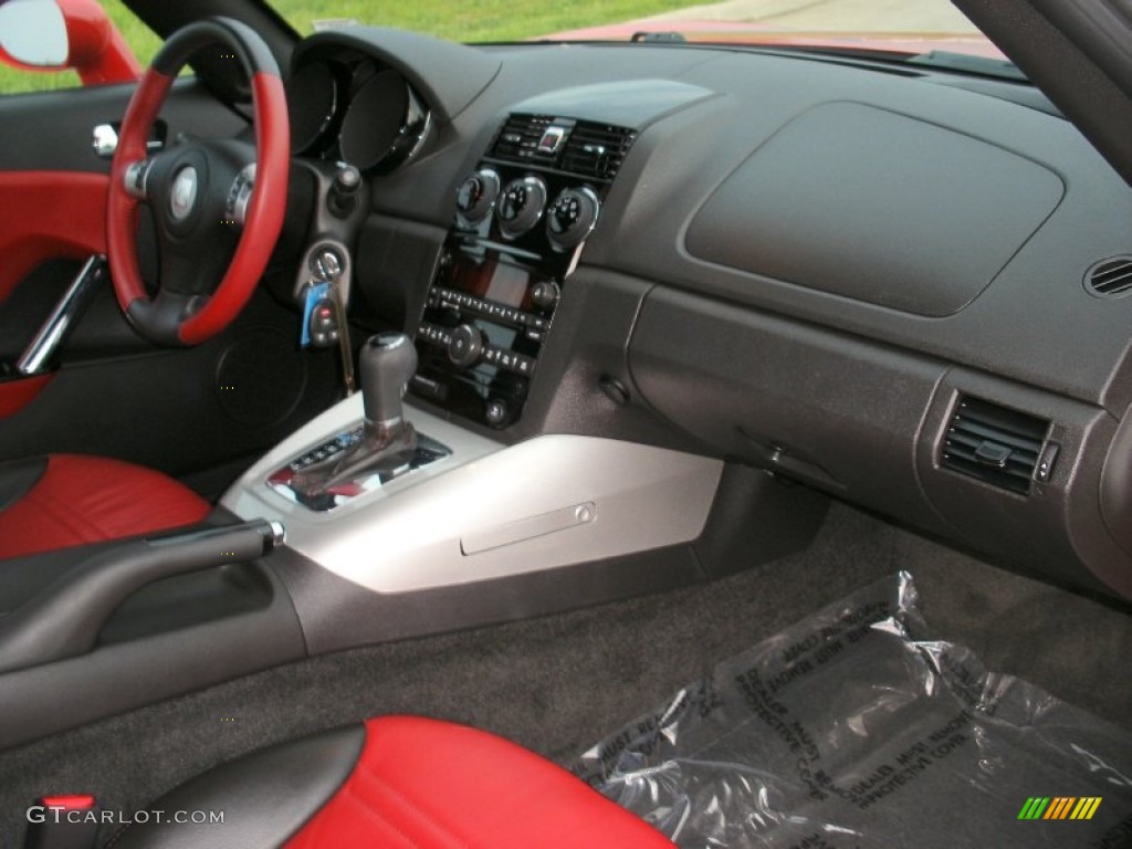 2009 Saturn Sky Red Line Roadster Red Dashboard Photo #70510526