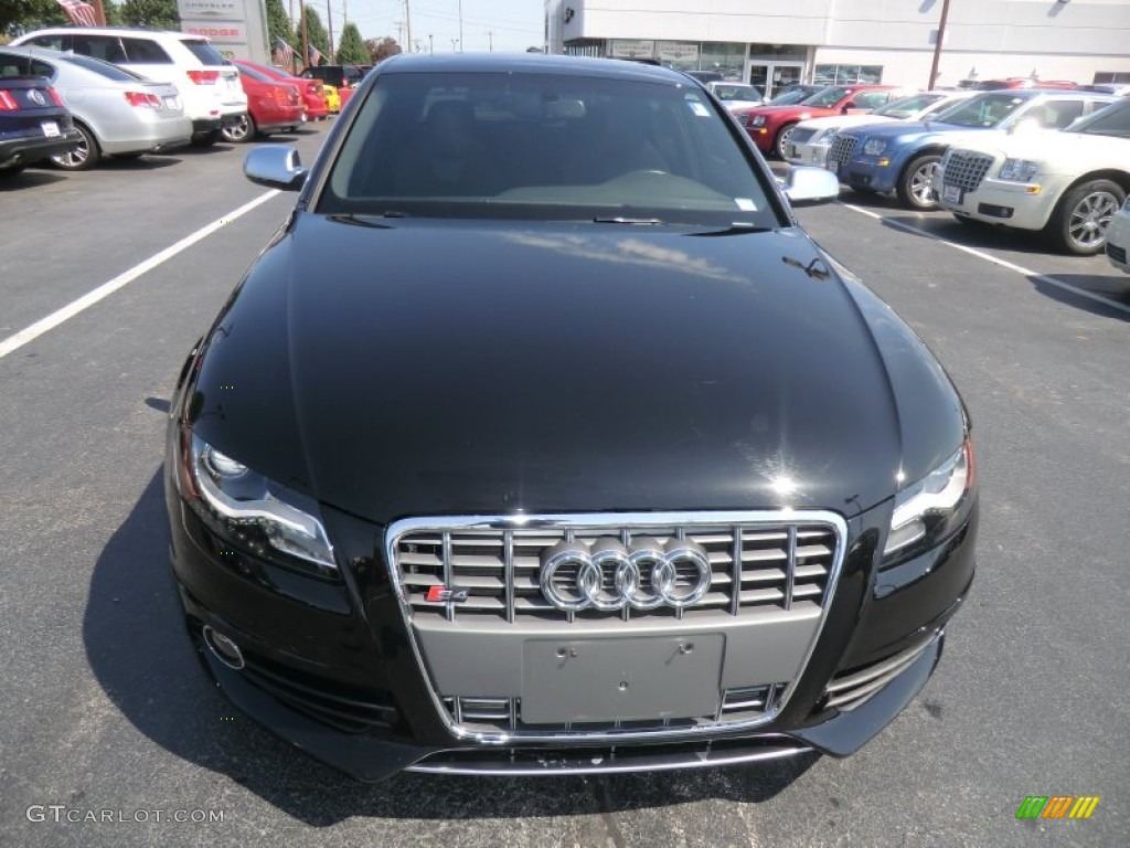 Phantom Black Pearl Effect 2011 Audi S4 3.0 quattro Sedan Exterior Photo #70510583