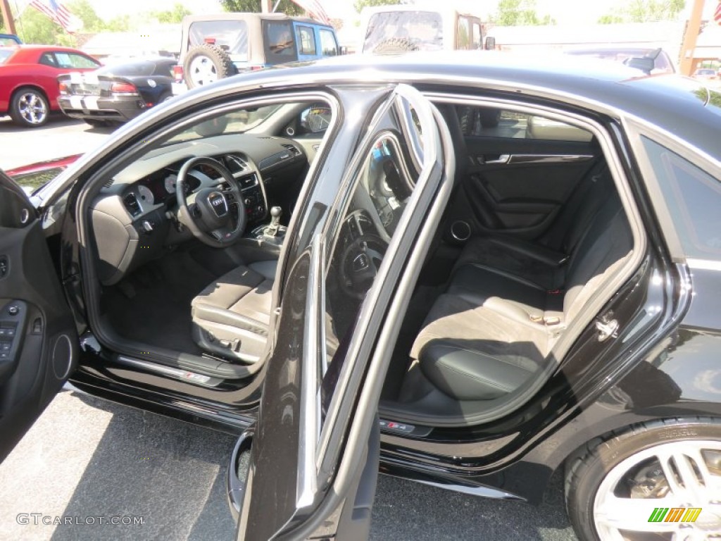 Black Interior 2011 Audi S4 3.0 quattro Sedan Photo #70510659