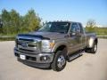 2011 Pale Adobe Metallic Ford F350 Super Duty Lariat SuperCab 4x4  photo #7