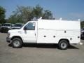 Oxford White - E Series Cutaway E350 Commercial Utility Truck Photo No. 5