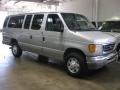 Silver Metallic 2004 Ford E Series Van E350 Super Duty XL 15 Passenger