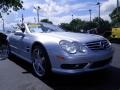 2003 Brilliant Silver Metallic Mercedes-Benz SL 55 AMG Roadster  photo #27