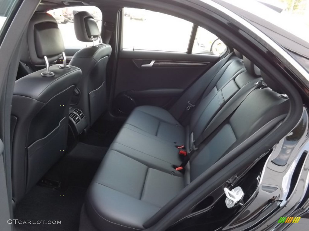 2013 Mercedes-Benz C 300 4Matic Sport Rear Seat Photo #70513539
