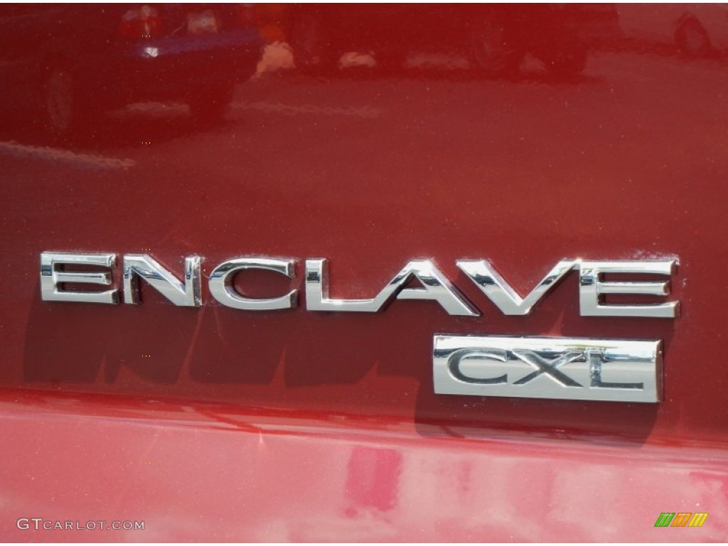 2011 Enclave CXL - Red Jewel Tintcoat / Cashmere/Cocoa photo #8