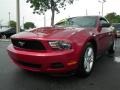 2010 Red Candy Metallic Ford Mustang V6 Coupe  photo #9