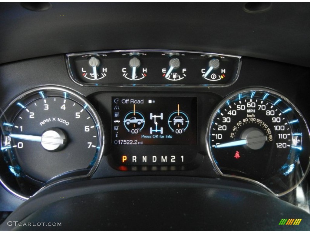 2011 Ford F150 Lariat SuperCrew Gauges Photo #70514286