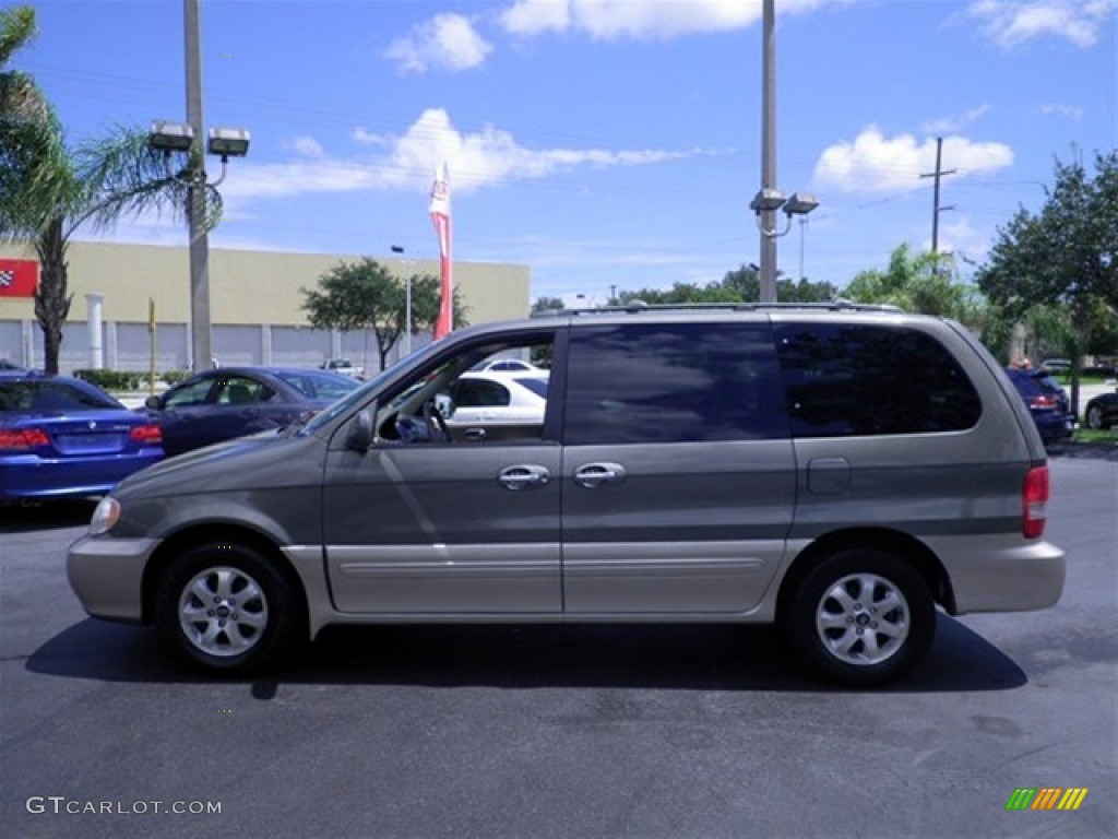 2004 Sedona EX - Sage Green / Gray photo #12