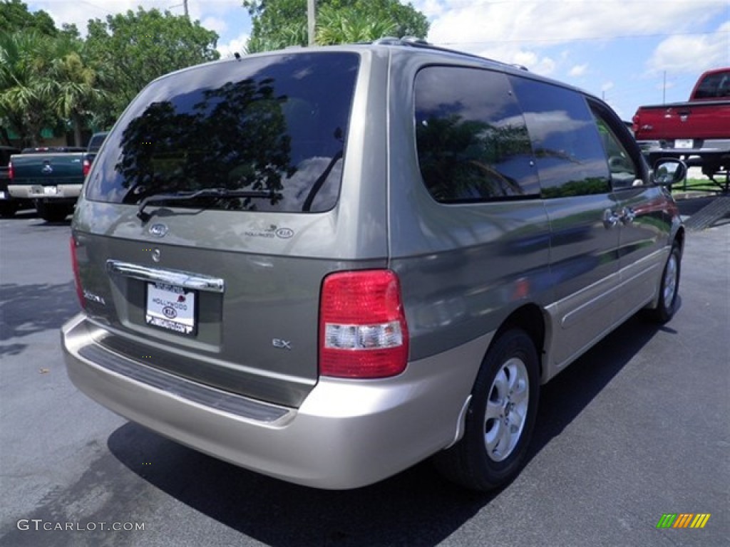 2004 Sedona EX - Sage Green / Gray photo #20