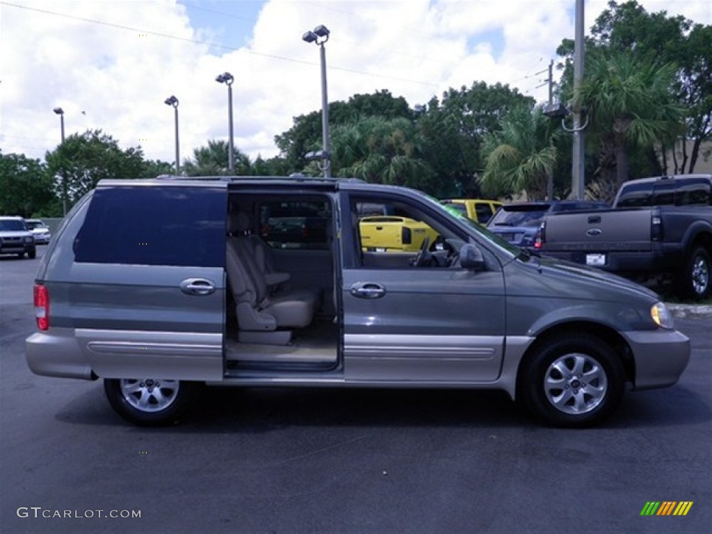 2004 Sedona EX - Sage Green / Gray photo #22