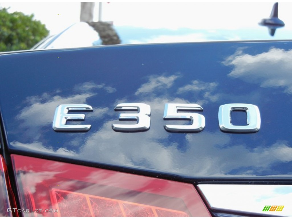 2013 E 350 Sedan - Lunar Blue Metallic / Natural Beige/Black photo #4