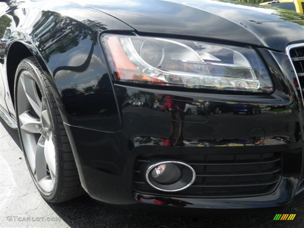 2009 A5 3.2 quattro Coupe - Brilliant Black / Black photo #2