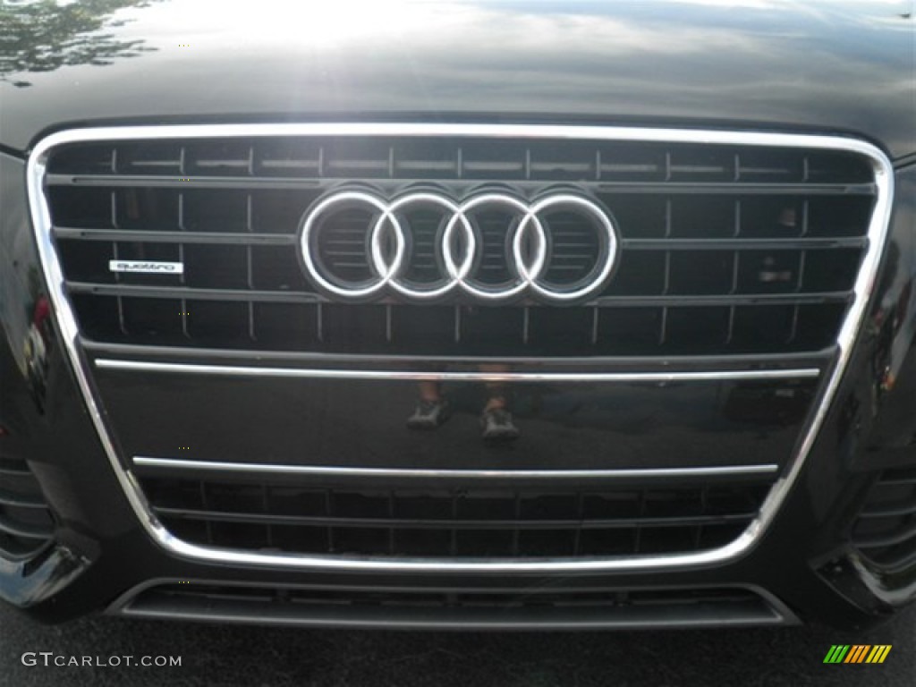 2009 A5 3.2 quattro Coupe - Brilliant Black / Black photo #6
