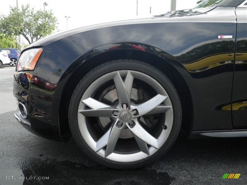 2009 A5 3.2 quattro Coupe - Brilliant Black / Black photo #12