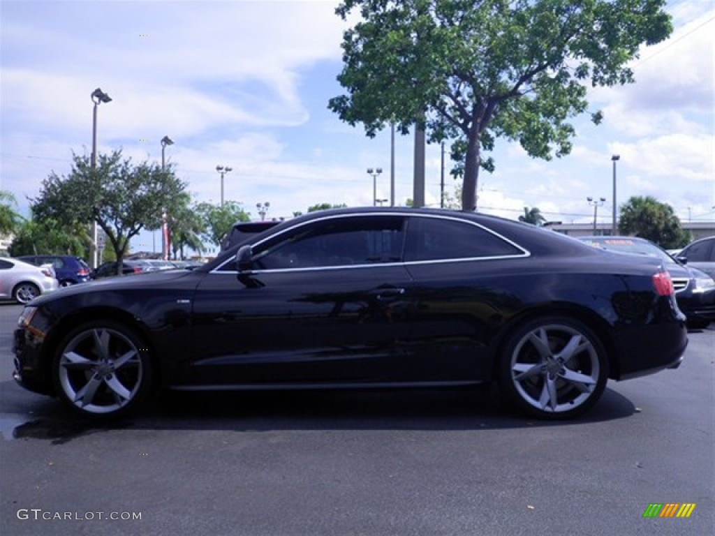 2009 A5 3.2 quattro Coupe - Brilliant Black / Black photo #13