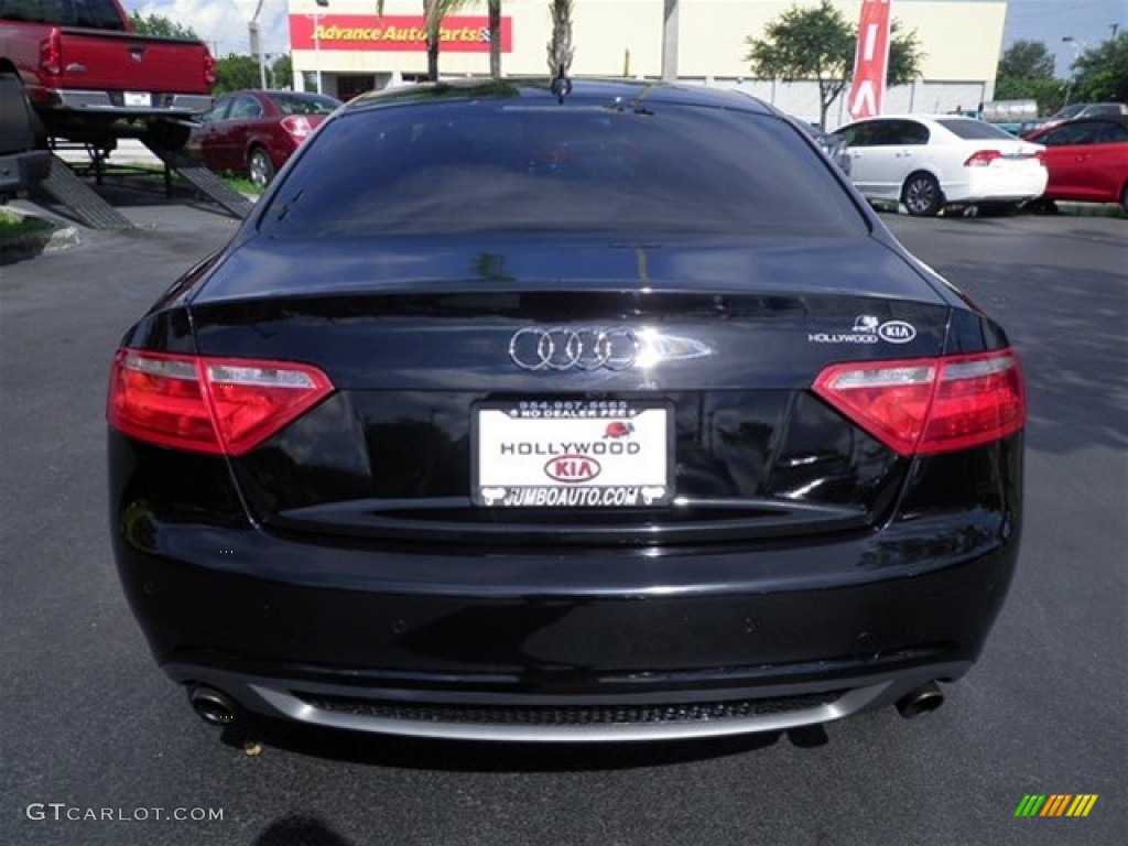 2009 A5 3.2 quattro Coupe - Brilliant Black / Black photo #19