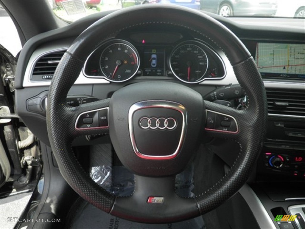 2009 A5 3.2 quattro Coupe - Brilliant Black / Black photo #37