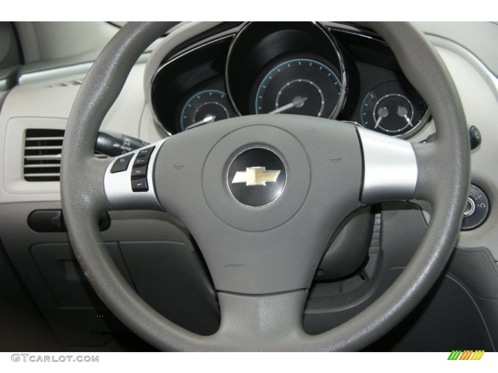 2009 Chevrolet Malibu LS Sedan Titanium Steering Wheel Photo #70517057